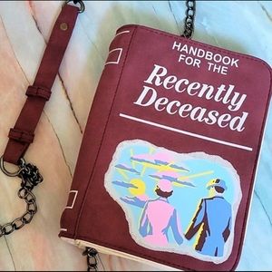 BEETLEJUICE book shape crossbody